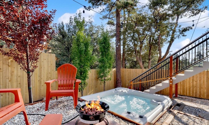 Whispering Forest Cabin | 2048-chimney Peak Chalet 4 Bedroom Home by RedAwning