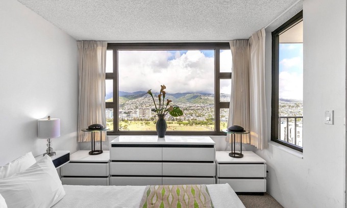 Waikiki Condo | 21st Floor Condo With View of Ko'olau Mountains and the Ala Wai Canal by Koko Resort Vacation Rentals