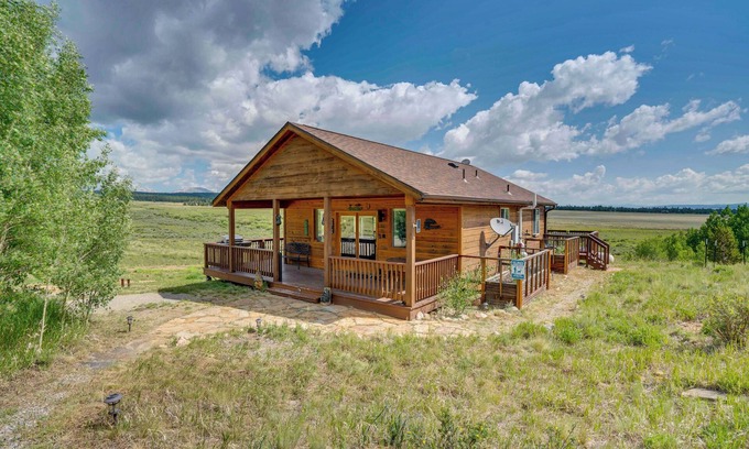 Warm Springs Cabin | 24-00050 Mtn Views & Deck: Fairplay Cabin