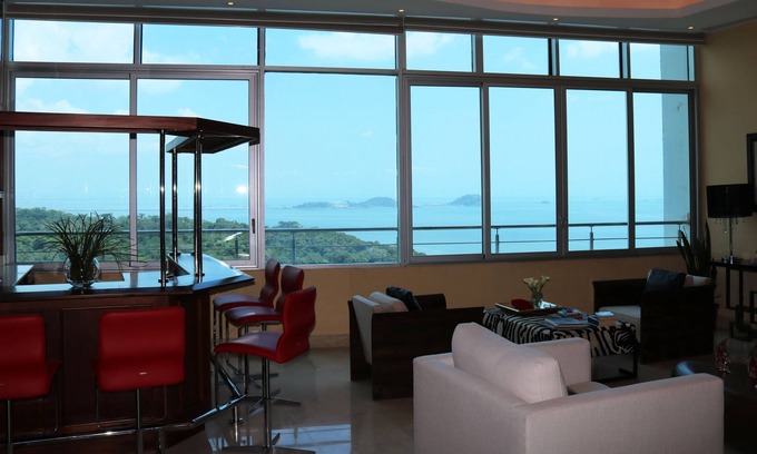 Playa Bonita Village Apartment | 24P Penthouse Unique Design Ocean Views Panama