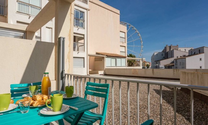 Cap d'Agde Apartment | 25 m² Apartment ∙ 1 bedroom ∙ 2 guests