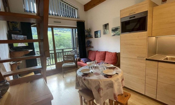 Praz-sur-Arly Apartment | 26 m² Apartment ∙ 1 bedroom ∙ 5 guests