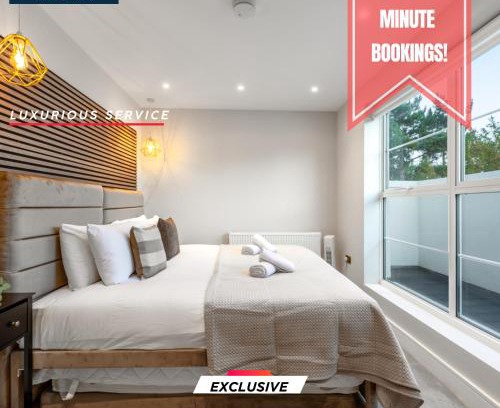 Barnhill Apartment | 2BDRWEMBLEYFLAT l EXCLUSIVE DEALS l LAST-MINUTE ESCAPE l 1 X SUPER KING BED AND 3 SINGLE BEDS l WEMBLEY STADIUM LOCATION, FREE PARKING, SLEEPS 8 l Elevate Living Estates Short Lets & Serviced Apartments Wembley
