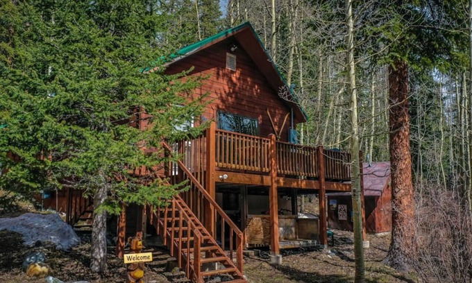 Alma Cabin | 2bed 1bath Creekside Alma w/Deck & Beautiful Views
