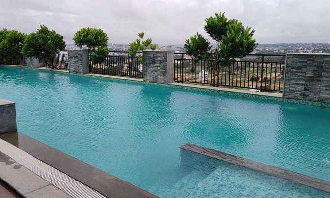 Bengaluru Apartment | 2BHK Lux Home Manyata Airport Hennur Pool BH02