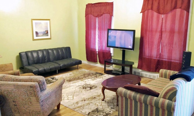Ellis Historical District House | 2BR, 1.5BA, Pet-friendly, Lower duplex w/finished basement + large backyard!