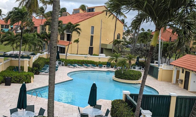 Candelero Abajo House | 2BR/2BA Villa beach front, golf w/WiFi, large balcony, steps from the sand!