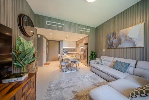 Sharjah Apartment | 2BR Aljada heaven by BlueCloud Holidays