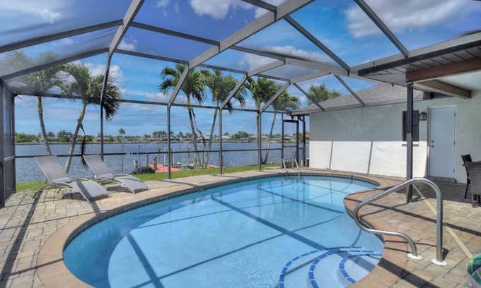 Eight Lakes House | 3/2 Heated Pool Home on Gulf Access 8-Lakes in SouthWest Cape Coral