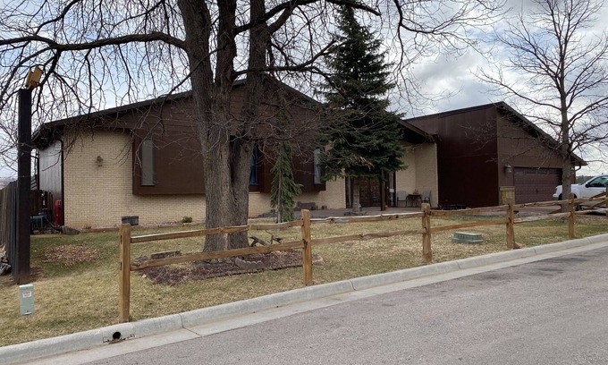 Rapid City House | 3,900 sq ft house with a big deck and a great view of the hills and canyon lake