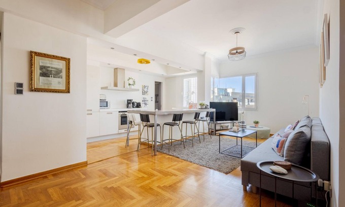 Plaka Apartment | 3 Bdrm Luxury Apt Incredible Acropolis View