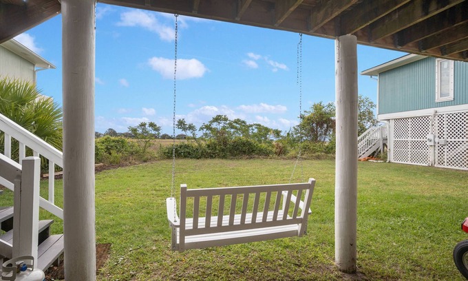 Oceanmarsh Subdivision House | 3-Bed Harbor Island Home with Ocean Views, Pool Access, and Wildlife Watching!