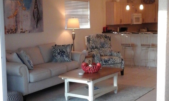 Pebble Beach Condo | 3 Bedroom, 2 Bath Penthouse Condo, Canal Front, Only 10 Minutes to Gulf Beaches