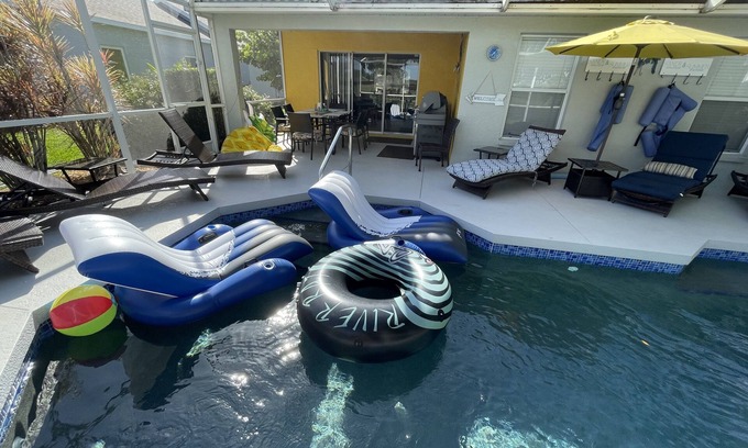 Imperial Lakewood's House | 3 Bedroom Home HEATED Pool WEBER Grill Located Right on the 7th Golf Hole