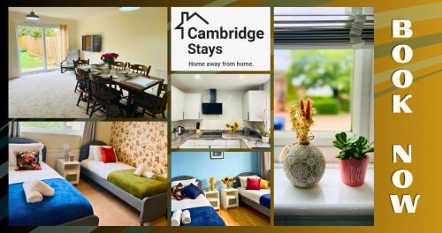 Cambridge House | 3 Bedroom House Garden Free Parking 15 min to centre 5 min to motorway