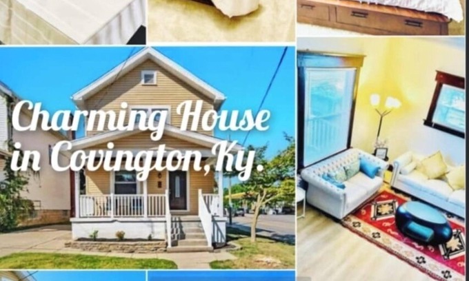Latonia House | 3-bedroom house in charming Covington with AC, Heat,WiFi. with free parking