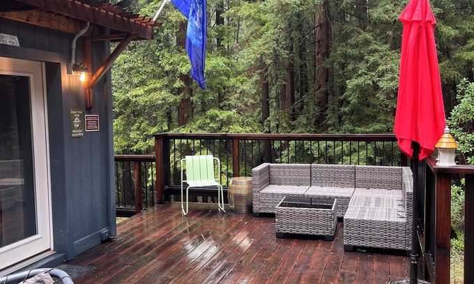 Soquel House | 3 Bedroom Santa Cruz Private Mountain, house