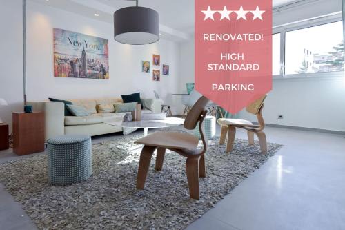 Pointe Croisette Apartment | 3-Br Apartment 3 minutes to the Croisette