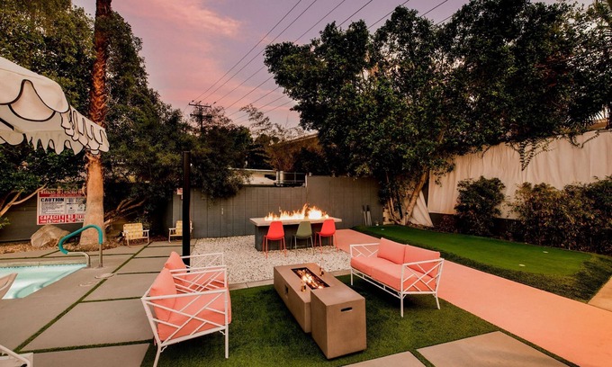 Tahquitz River Estates House | 3 Private 1 Bedroom Units at The Wesley Sleeps 12
