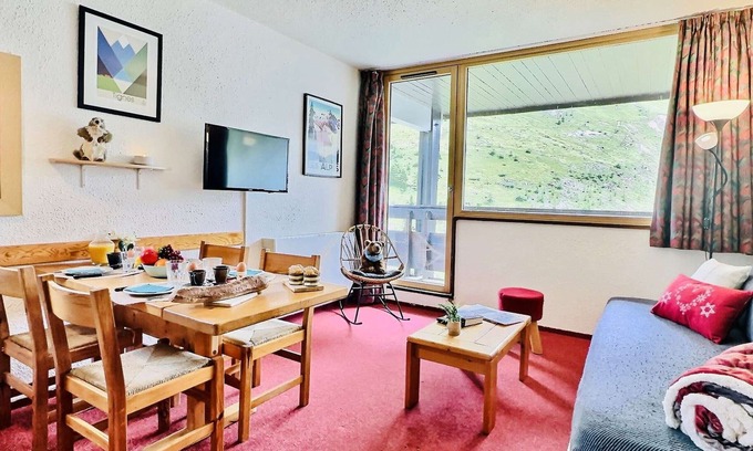 Le Lavachet Apartment | 3-room apartment near slopes with parking in Tignes