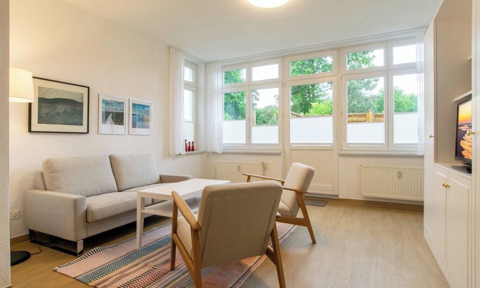 Seebad Heringsdorf Apartment | 3-room vacation apartment directly on the Baltic Sea - use of sauna in the house included!