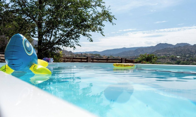 Albuquerque House | 》3400sqft w/Heated Pool & Hot Tub, Sleeps 18 & Mtn Views