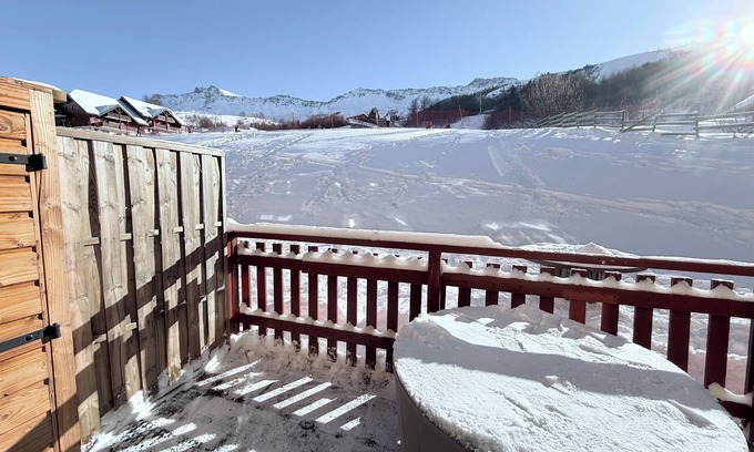 Saint-Francois-Longchamp Apartment | 35m2 apartment Large terrace at the foot of the slopes