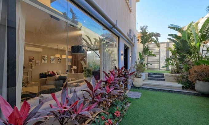 Sheikh Zayed City Apartment | 3BD Apt. With Garden in 9th District