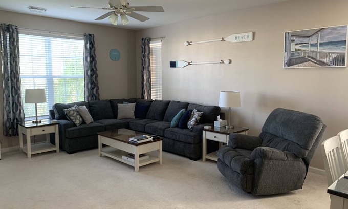 Sunset Beach Condo | 3BR/2BA condo in Sunset Beach, NC with free WiFi and beautiful balcony view