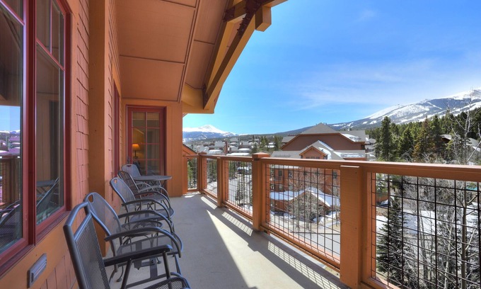 Breckenridge Condo | 3br Sweeping Snowcapped Views + Expansive Balcony - Sleeps 9 3 Bedroom Condo by RedAwning