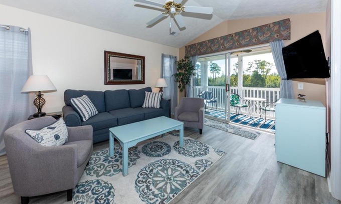 Carolina Forest House | 3rd Floor Waterfront Condo Sleeps 6 - 2 bed 2 bath Waterway Village 16G Awesome Views