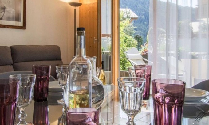Saint-Jean-de-Sixt Apartment | 4/6p apartment with quiet terrace, close to ski resorts