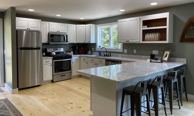 Wiscasset House | 4 Bedroom Idyllic Riverfront Retreat w/ Dock, Hot Tub, & Views