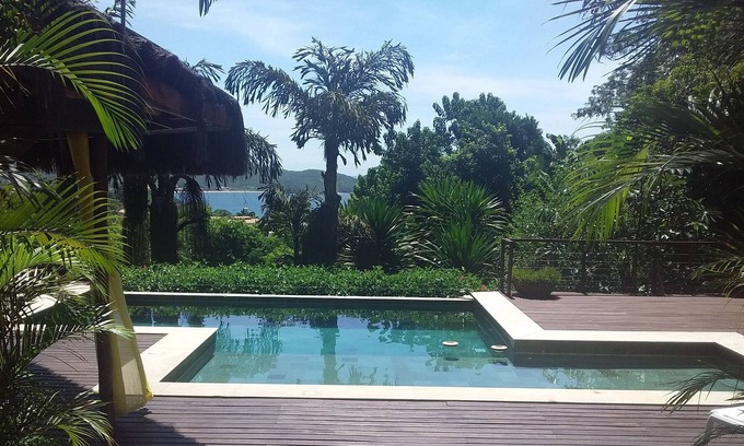 Parque Estadual da Costa do Sol House | 4 Bedroom Luxury Oceanfront Villa W/ Pool And Pond 'Present Moment'