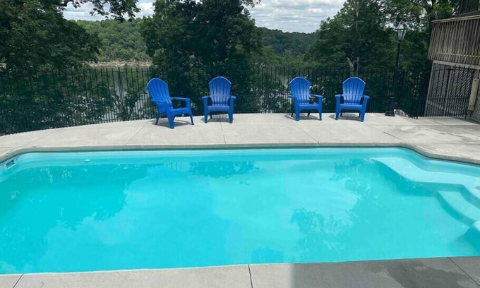 Sloans Valley House | 4 Bedrooms, Heated Private pool, hot tub, Game room, and Water Front View!
