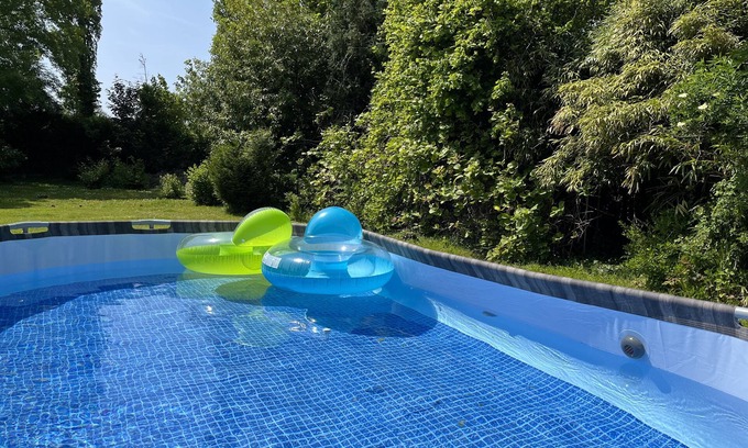 Saint-Denis-d'Aclon House | 4 km from the sea, swimming pool, spa, bicycles, garden, river