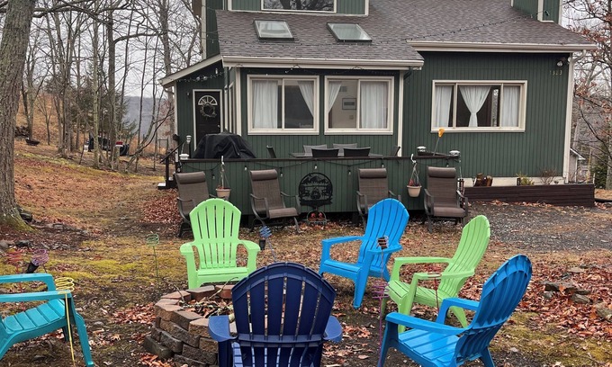 Bushkill House | 4 Season Fun Filled Mountain Retreat in Saw Creek Estates with Tons of Amenities