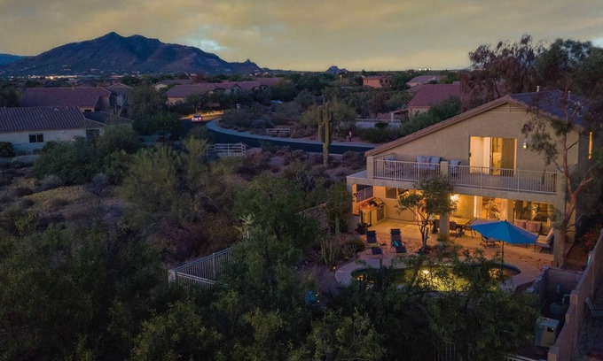 Desert View Village House | 4BD/3BTH Desert Home Near Golf Course - Sleeps 12
