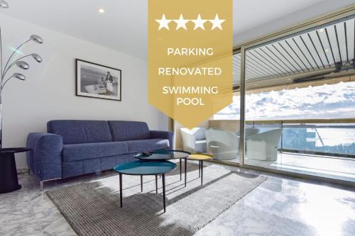 Pointe Croisette Apartment | 4P Apartment with Terrace Sea View and Pool