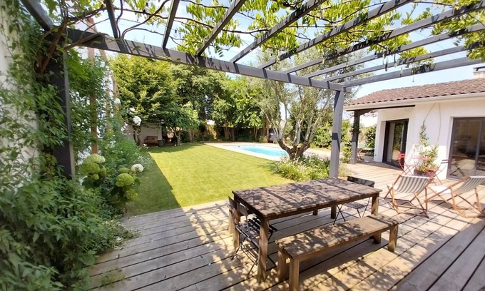 Le Bouscat House | 5-bedroom house with pool in Bordeaux.