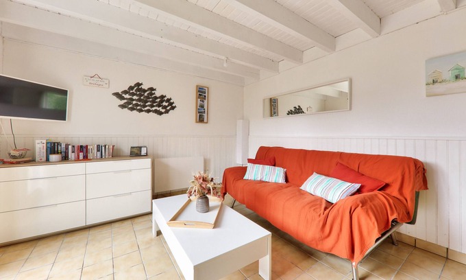 Saint-Gildas-de-Rhuys Ski Chalet | 500m from the beach - House with garden