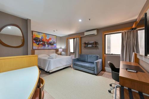 Itaim Bibi Apartment | 503 Flat particular dentro do Hotel Transamerica Faria lima + sofa-cama!