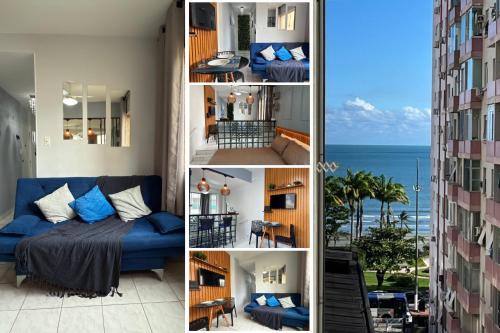 Embare Apartment | 50m da PRAIA, VISTA Lateral para o MAR, Portaria 24hrs, Próximo do Shopping PRAIA-MAR, Em cima do Mercado Pão de Açucar