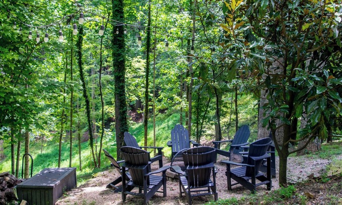 Hendersonville House | 5BR Estate w/Guesthouse | Private Waterfall Trail