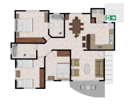 Guaricano Apartment | 5DR Cozy 3-Bedroom Apartment Santo Domingo