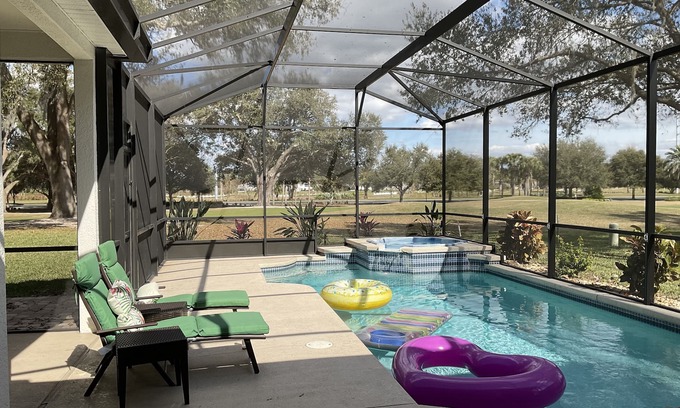Ridgewood Lakes House | 5Star 3BD 3Bath Home -Pool -On Golf Course/Near Disney