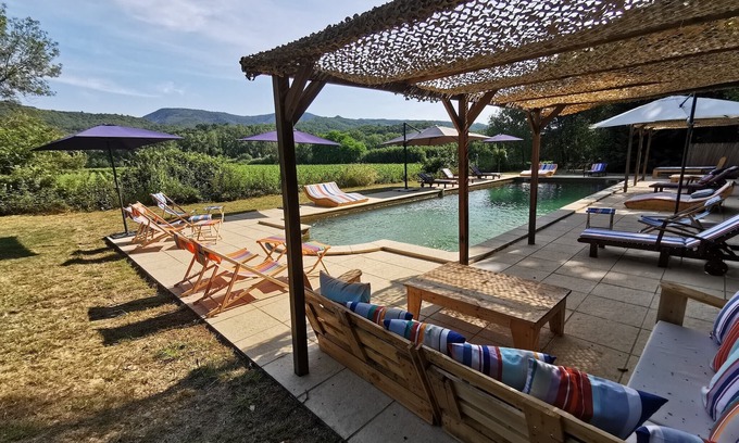 Lamalou-les-Bains House | 6-person gite in estate with swimming pool