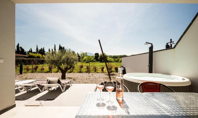Argeles-sur-Mer House | 66A5 - Massane, cottage au coeur des vignes - jacuzzi - jardin