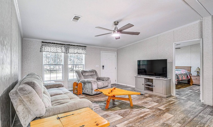 Citrus Springs House | 7 Mi to Crystal River: Home w/Yard & Fire Pit!