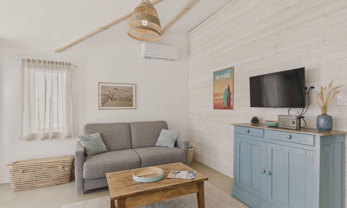 Les Sables d'Olonne Ski Chalet | 700 m beach - Arago - Terrace – House for 4
